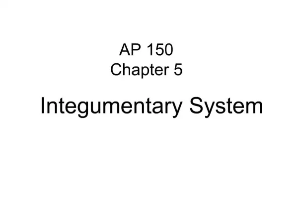 AP 150 Chapter 5