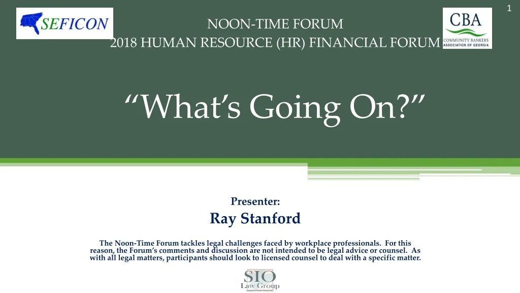 noon time forum 2018 human resource hr financial