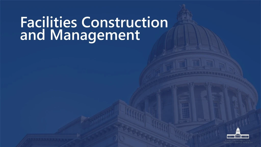 facilities construction and management