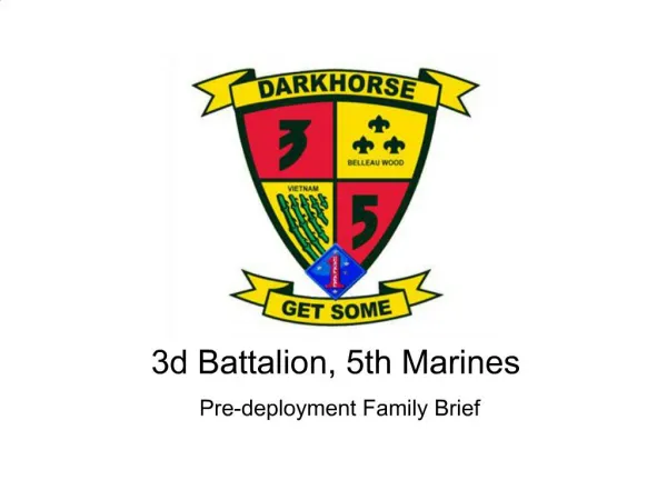 3d Battalion, 5th Marines