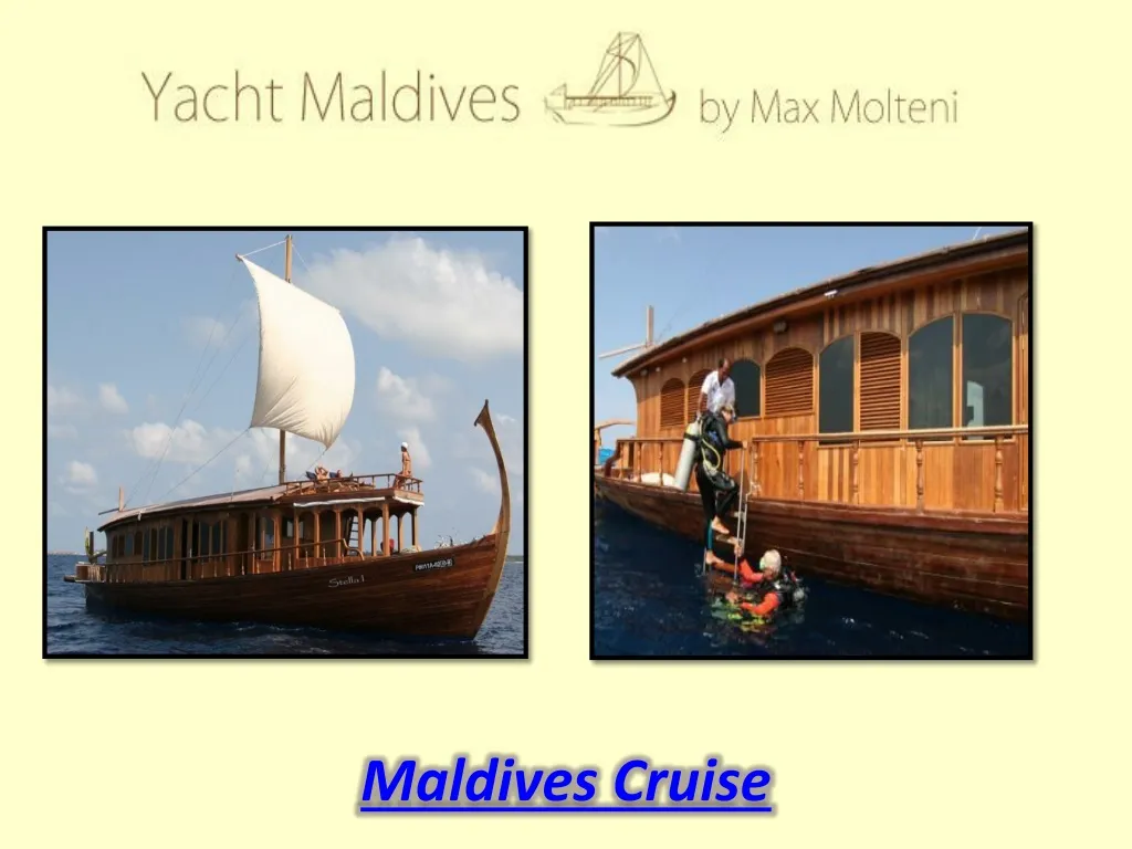 maldives cruise