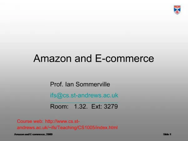 Amazon and E-commerce