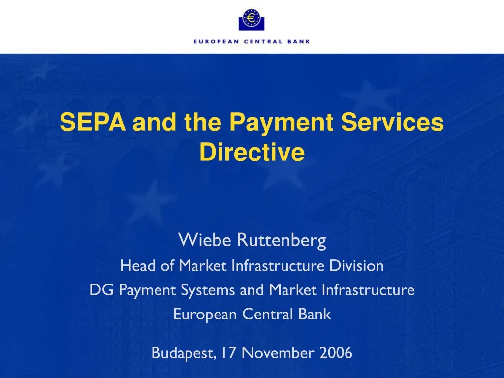 sepa and the payment services directive