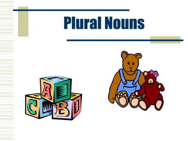 Plural Nouns