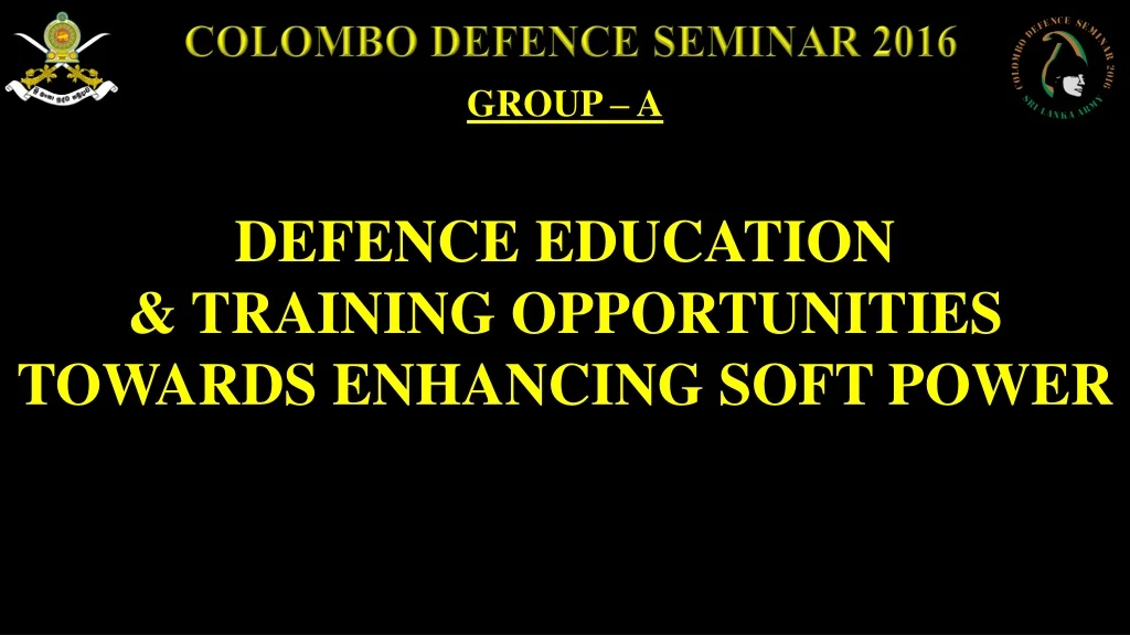 group a defence education training opportunities