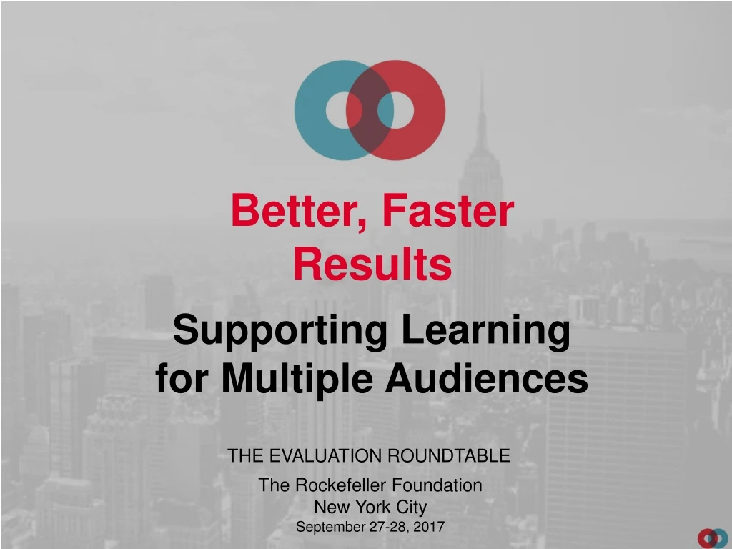 better faster results supporting learning