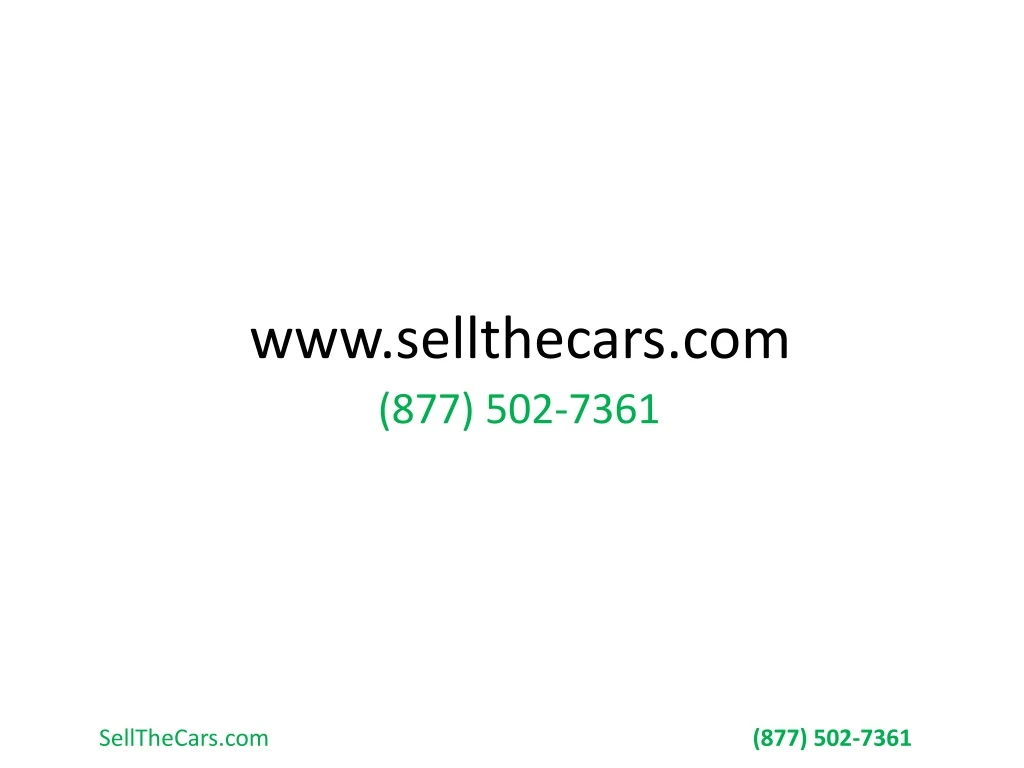 www sellthecars com