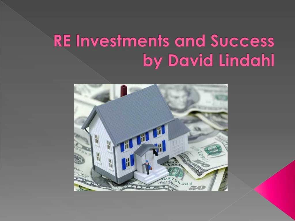 re investments and success by david lindahl