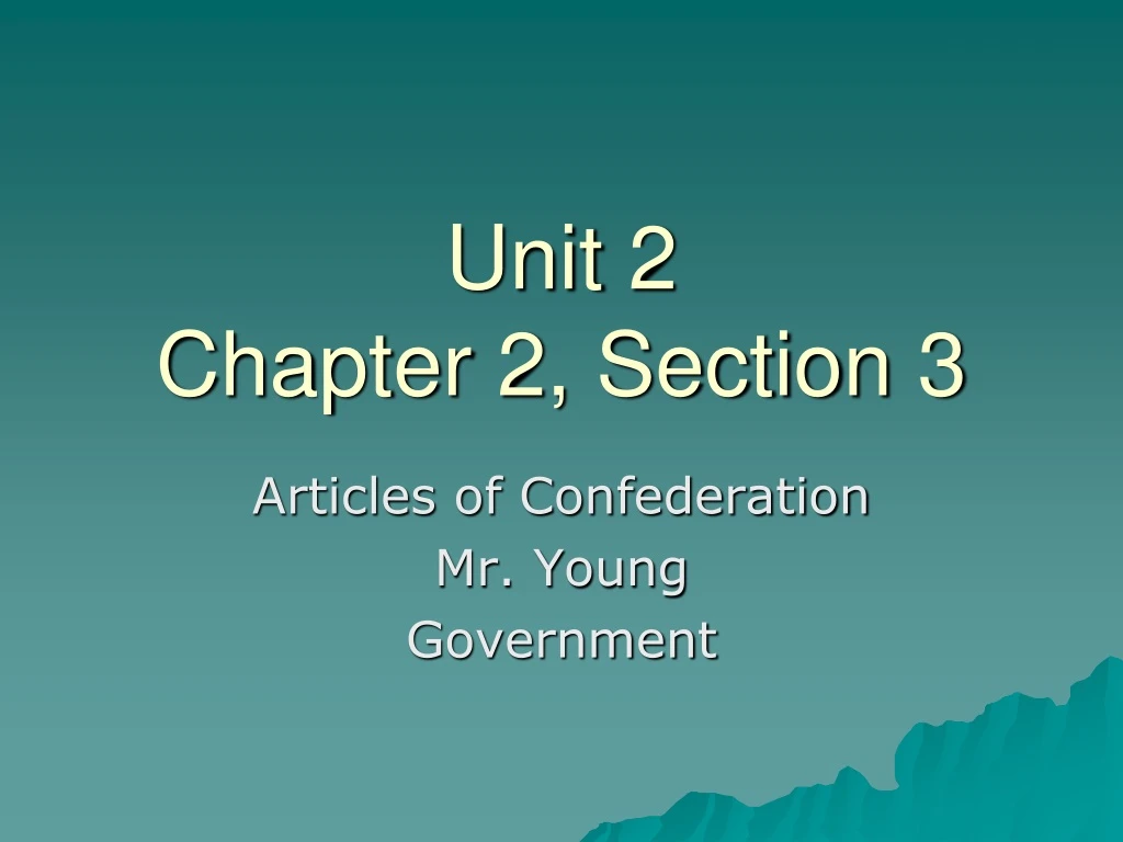 unit 2 chapter 2 section 3