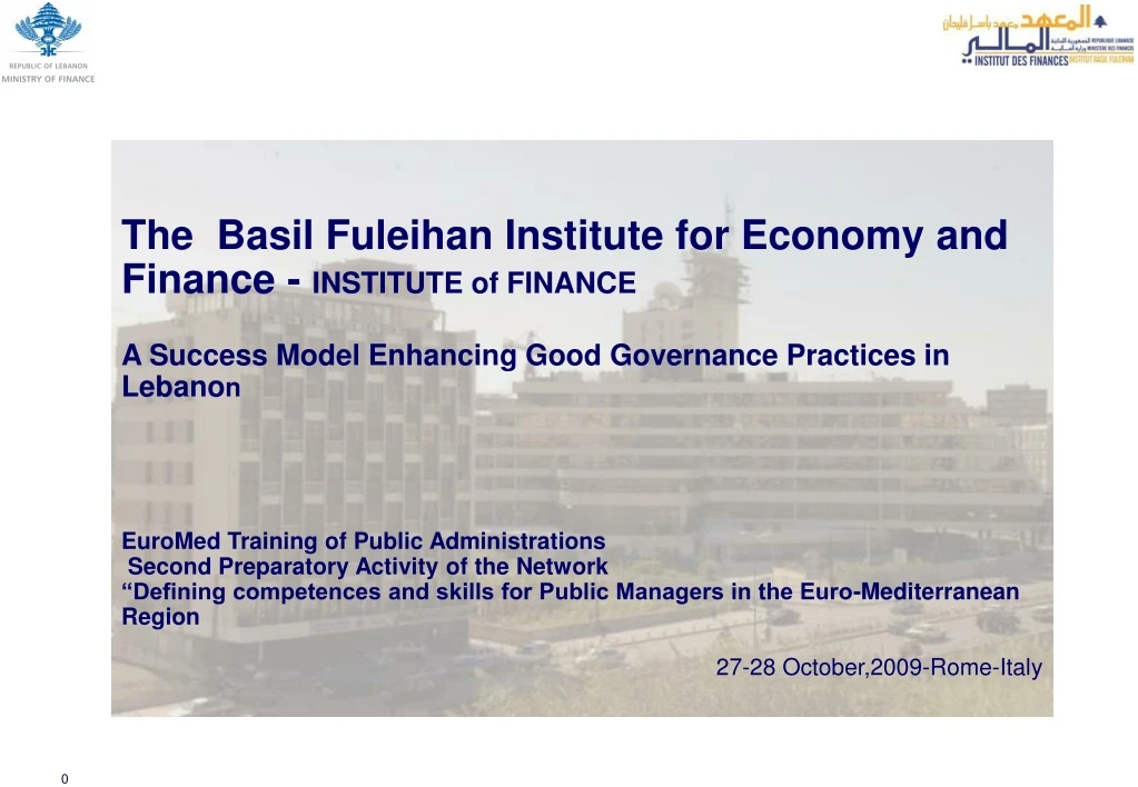 the basil fuleihan institute for economy