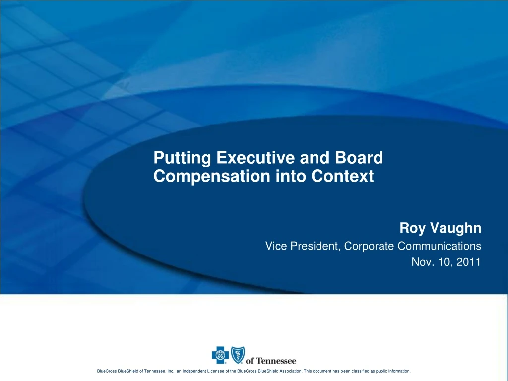 putting executive and board compensation into context
