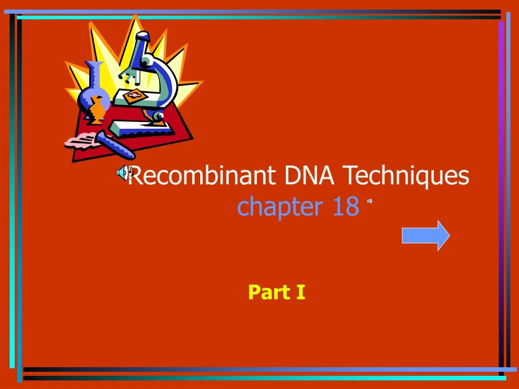 recombinant dna techniques chapter 18
