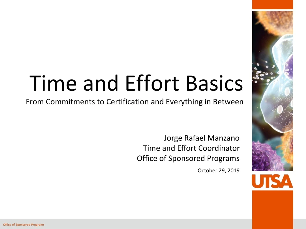 time and effort basics from commitments to certification and everything in between