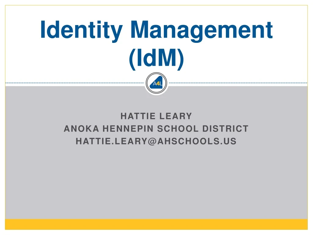 identity management idm