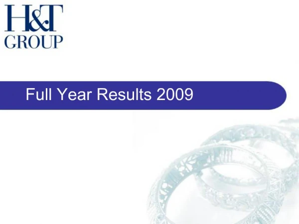Full Year Results 2009
