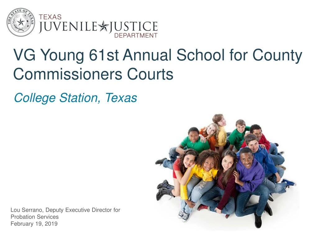 vg young 61st annual school for county commissioners courts