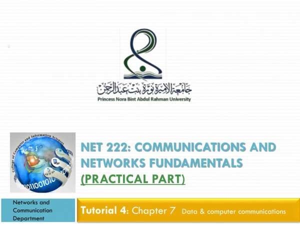 Net 222: Communications and networks fundamentals ( Practical Part)