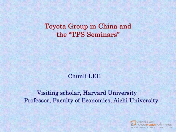 Toyota group in China