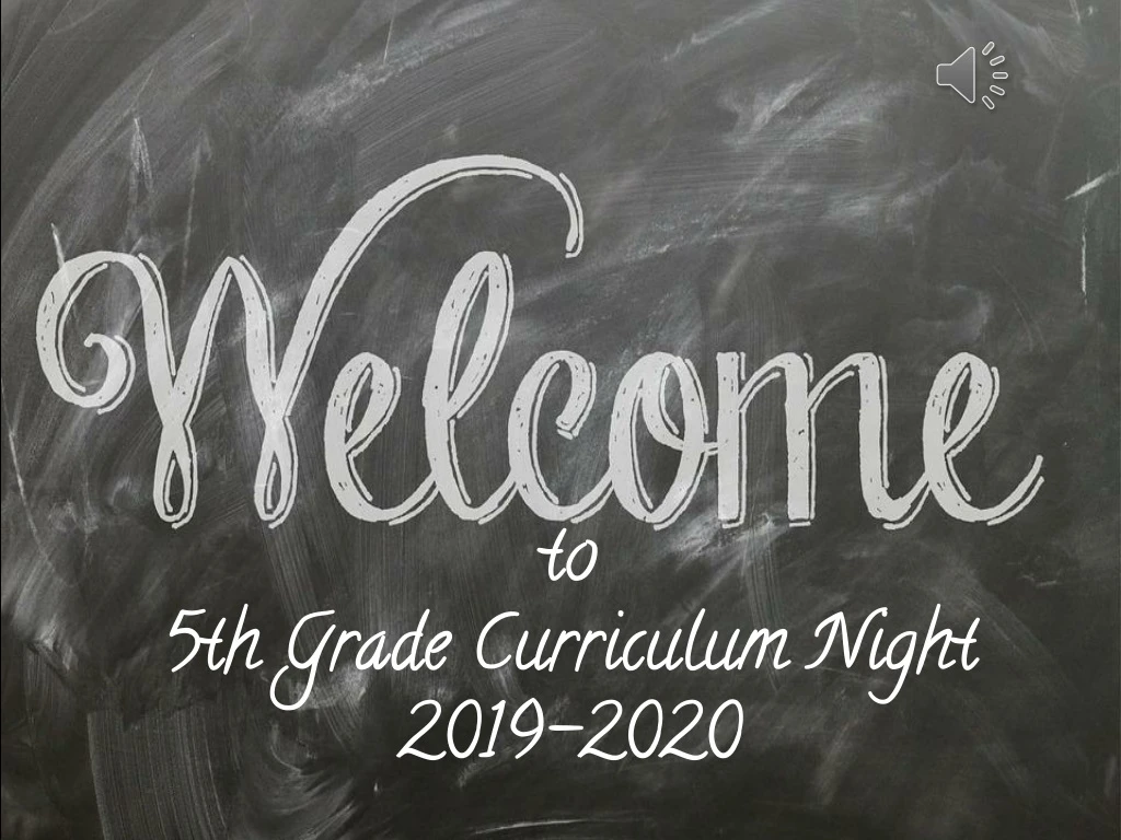 welcome to 5th g rade curriculum night 201 6 201 7