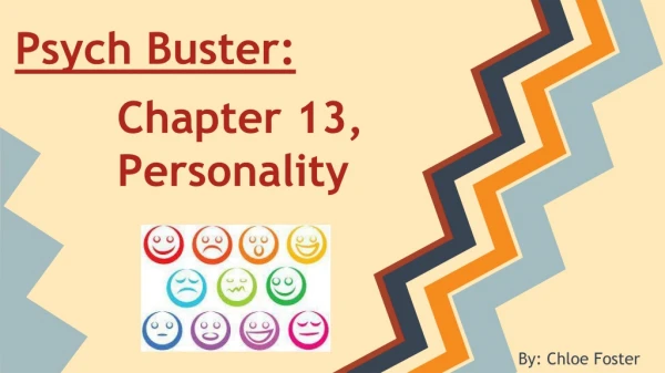 Chapter 13, Personality