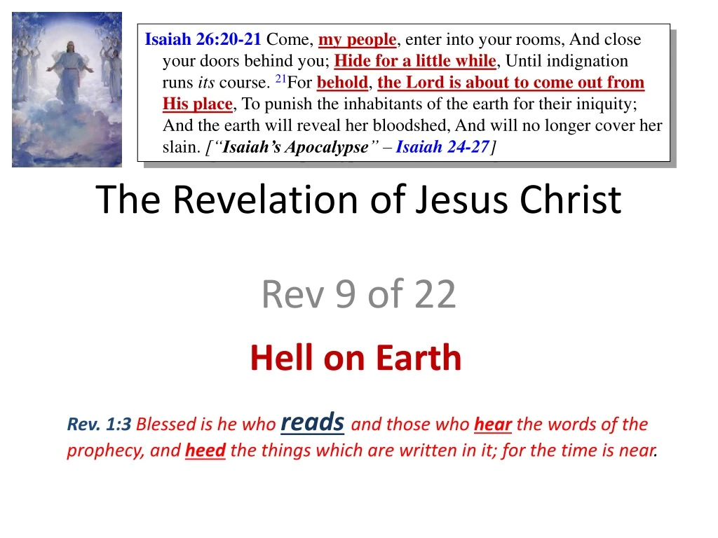 the revelation of jesus christ