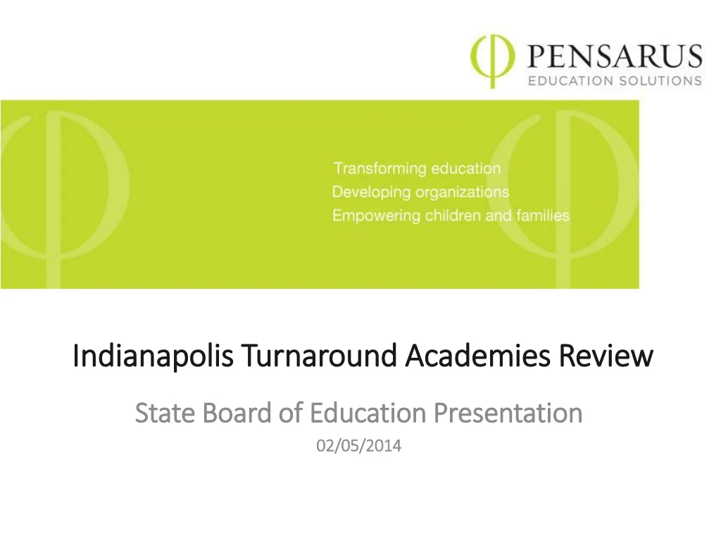 indianapolis turnaround academies review