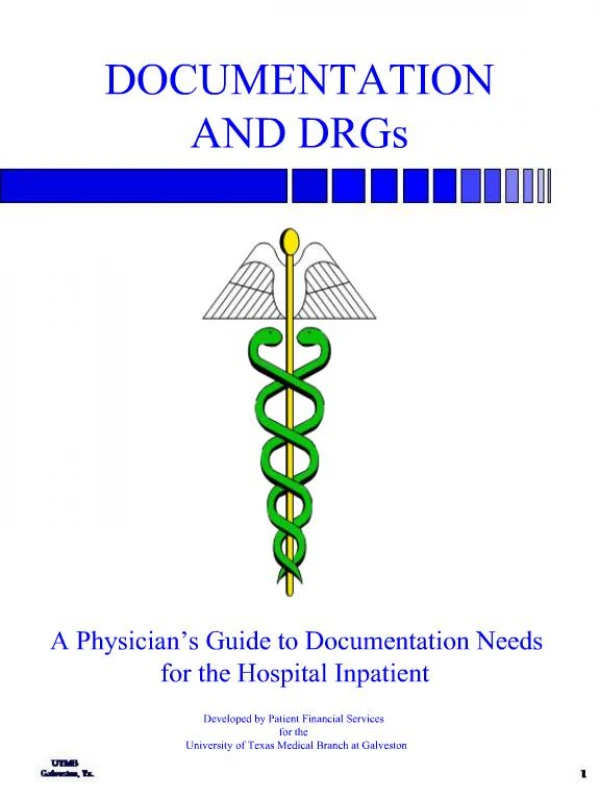 DOCUMENTATION AND DRGs