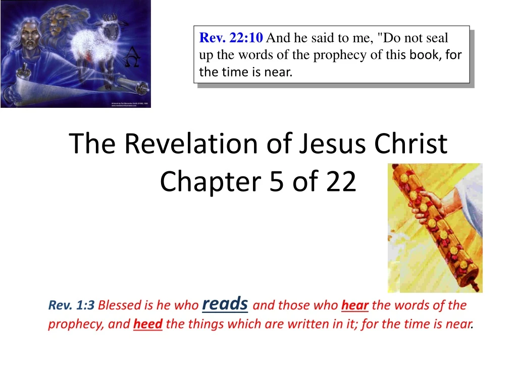 the revelation of jesus christ chapter 5 of 22