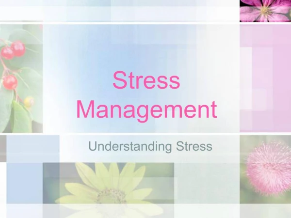 Stress Management