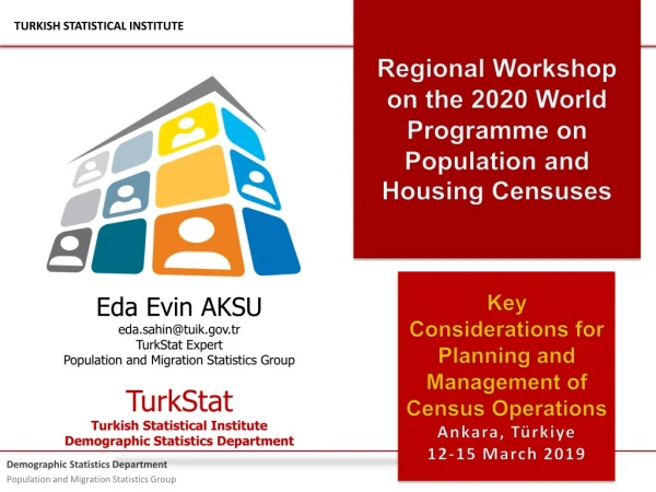 Regional Workshop on the 2020 World Programme on Population and Housing Censuses