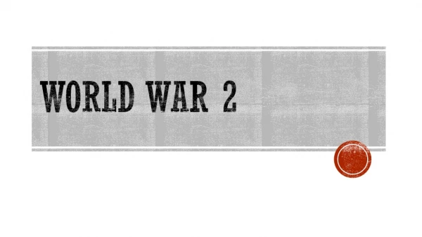 World War 2