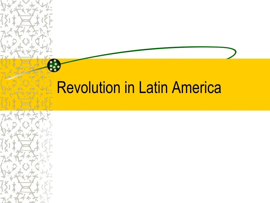 revolution in latin america