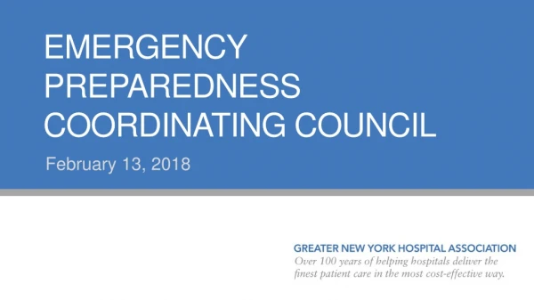 Emergency Preparedness Coordinating Council