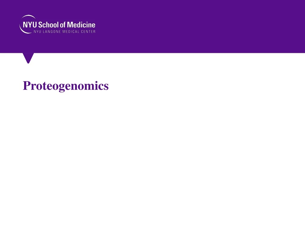 proteogenomics