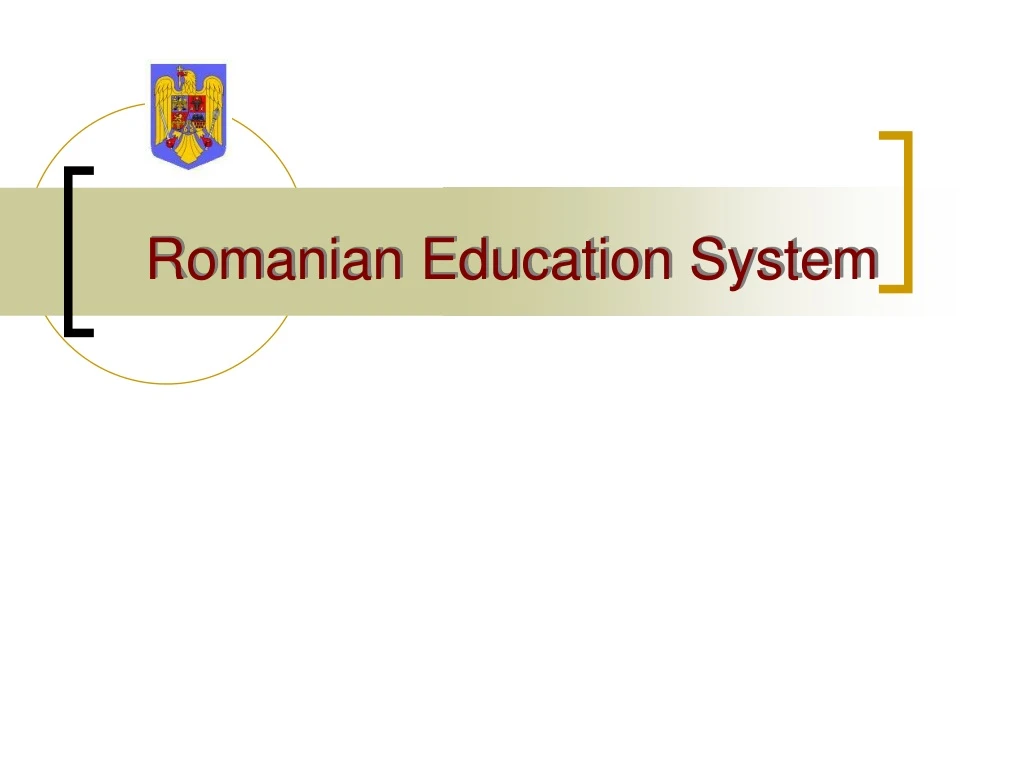 romanian education system