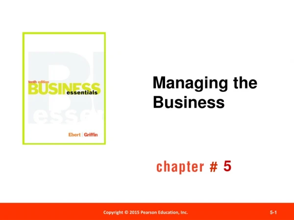 Managing the Business