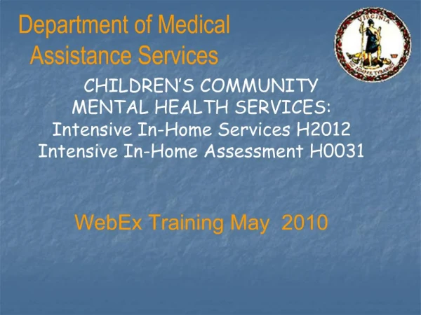 Department of Medical Assistance Services