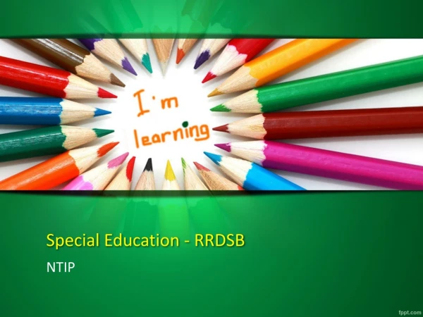 Special Education - RRDSB