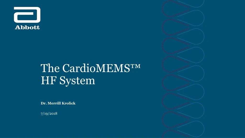 the cardiomems hf system