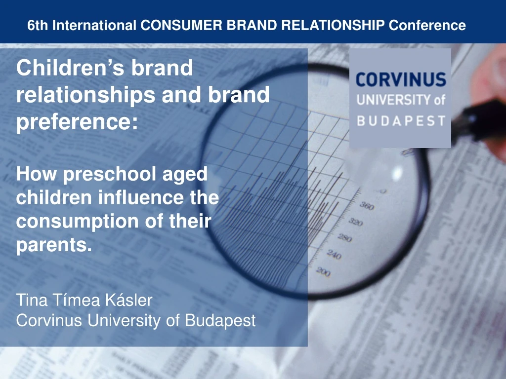 6th international consumer brand relationship