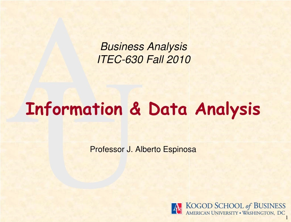 business analysis itec 630 fall 2010
