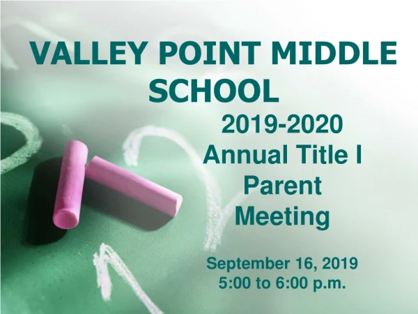 VALLEY POINT MIDDLE SCHOOL
