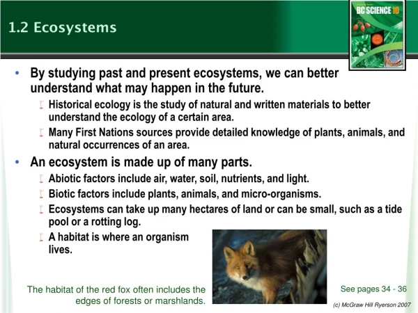 1.2 Ecosystems
