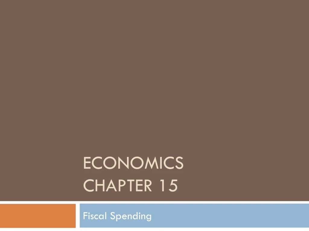 economics chapter 15