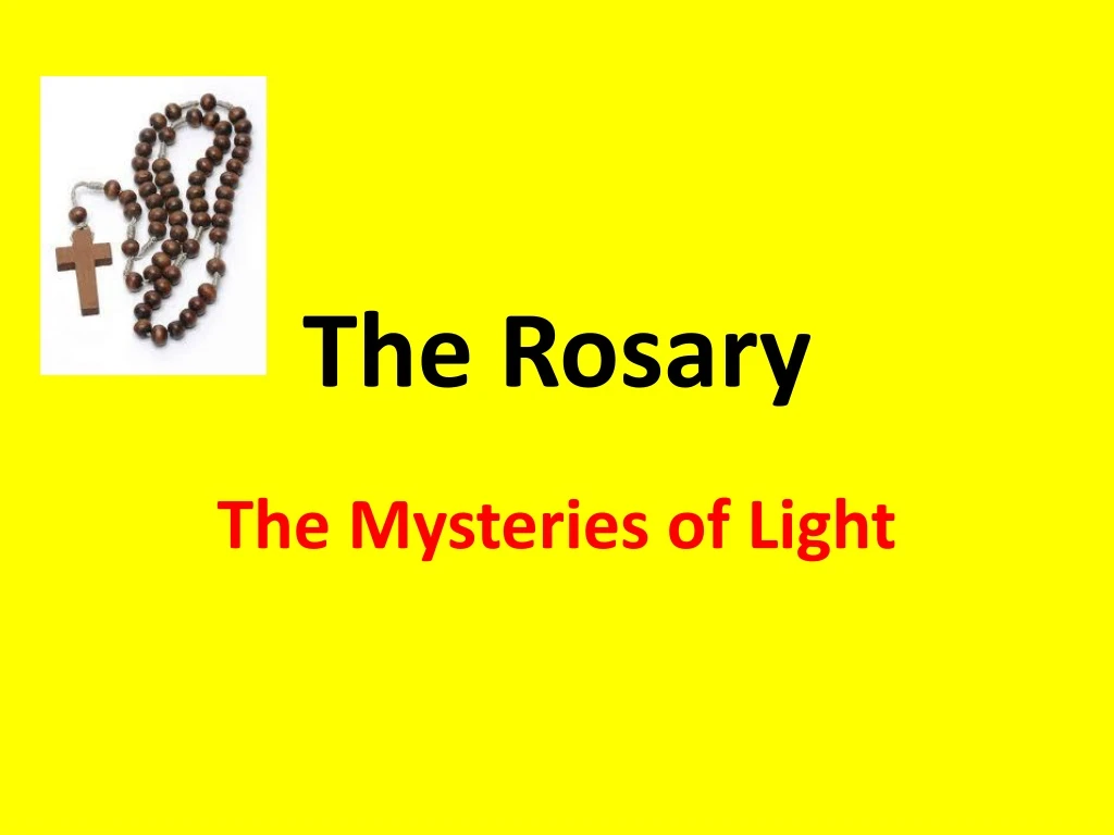 the rosary