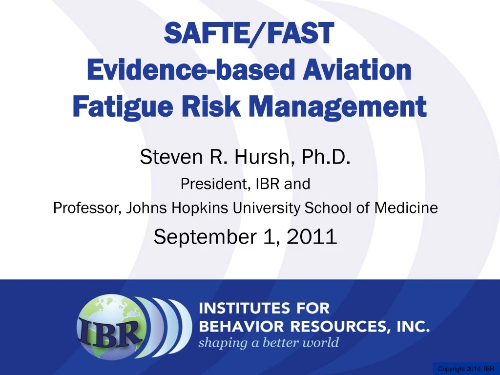 safte fast evidence based aviation fatigue risk management