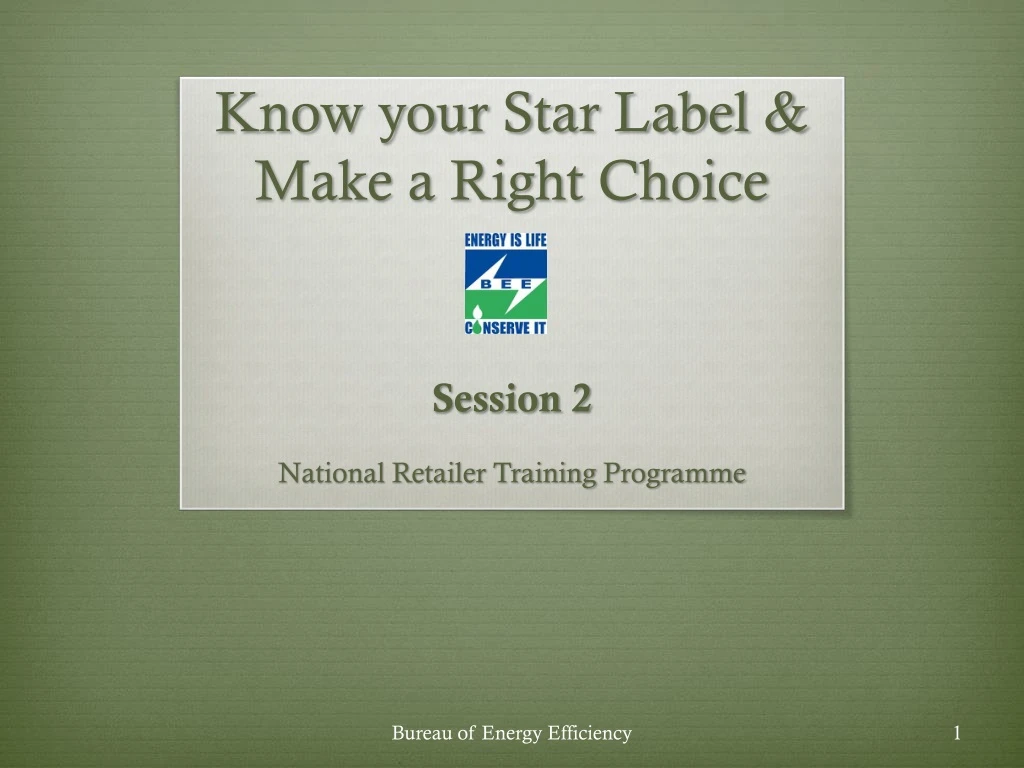 know your star label make a right choice