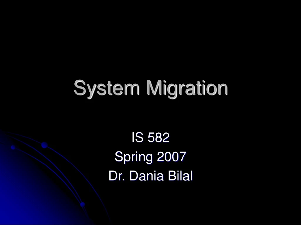 system migration