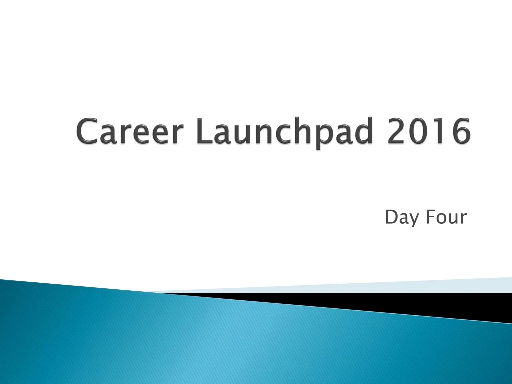 career launchpad 2016