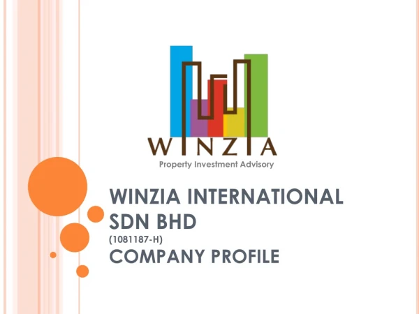 WINZIA INTERNATIONAL SDN BHD (1081187-H) COMPANY PROFILE
